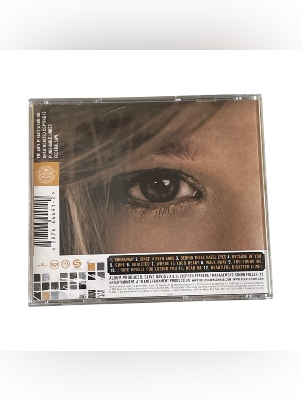 Kelly Clarkson Breakaway Audio CD 2004 - Picture 7 of 7